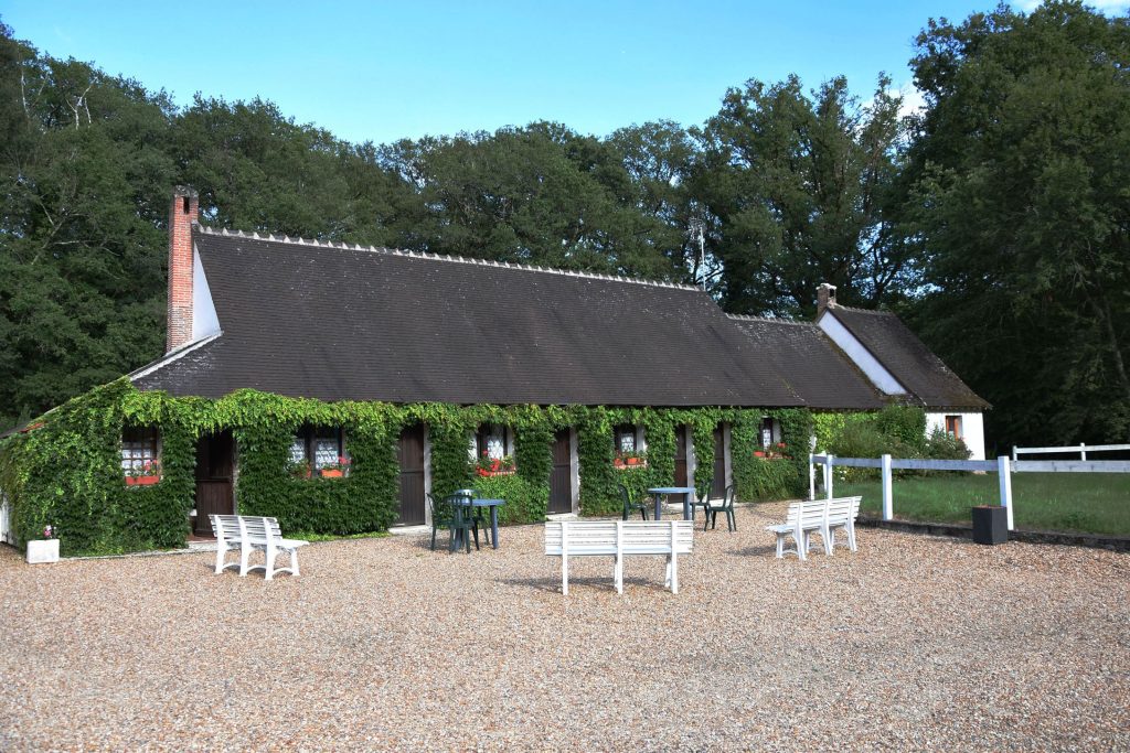La terrasse devant la maison