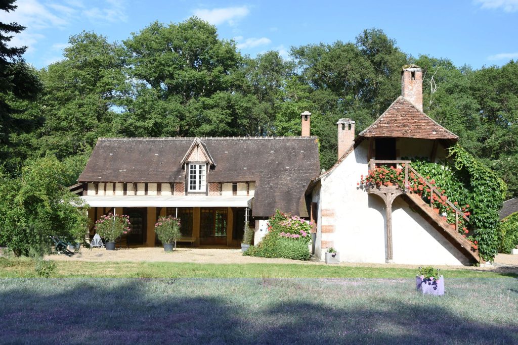 La façade de Marcheroux, côté jardin